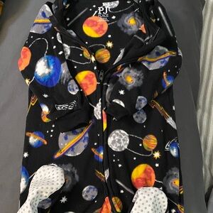 PJ Place Space-Themed Kids One Piece - Black